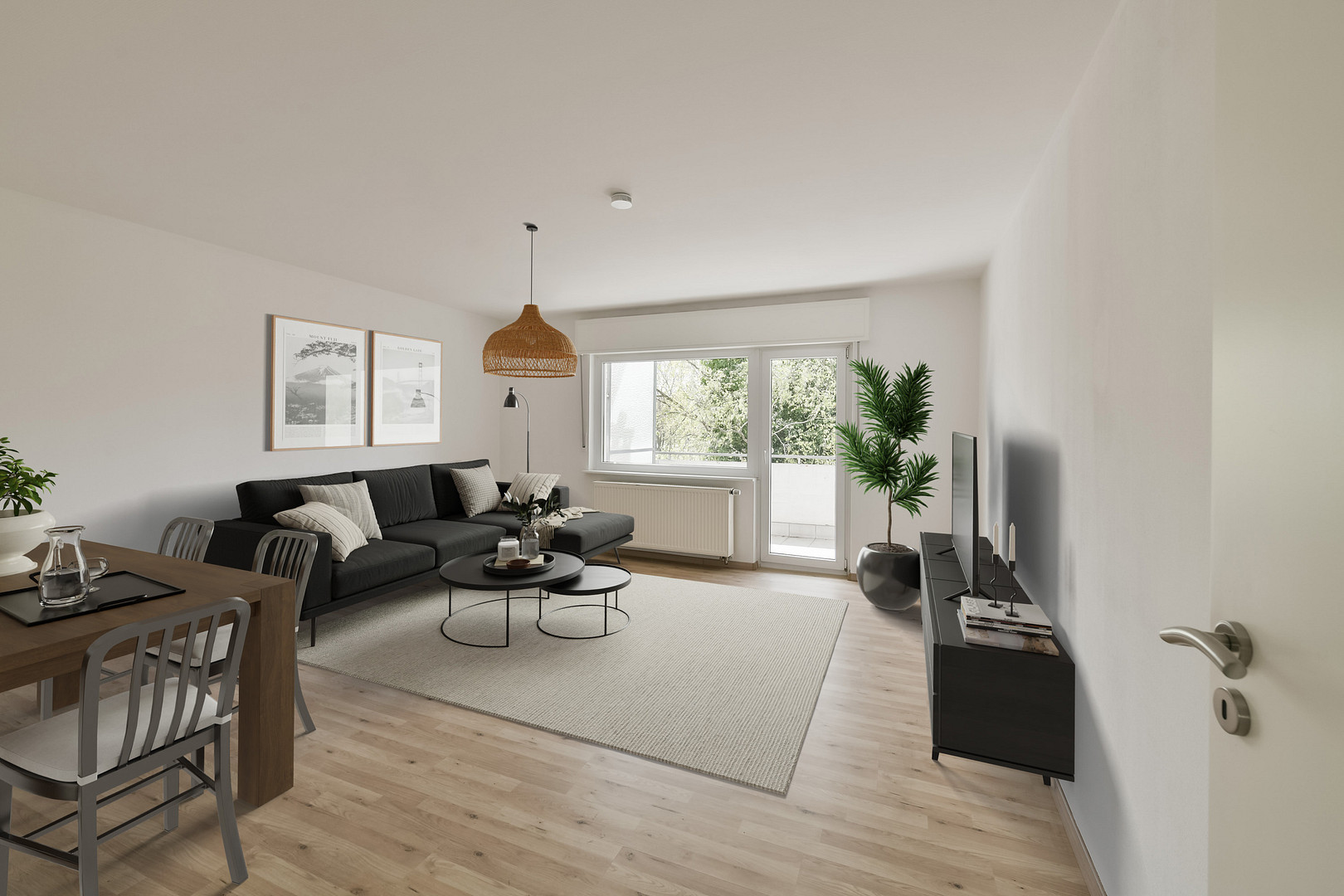 Attraktive, schöne und helle 3-Zimmer-Wohnung mit Balkon – Karlsruhe(Mühlburg) – Vorschaubild 3