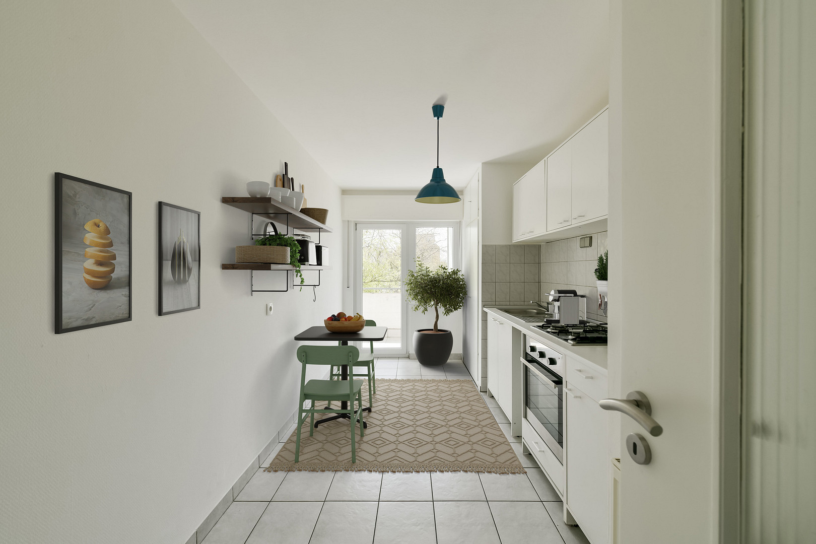 Attraktive, schöne und helle 3-Zimmer-Wohnung mit Balkon – Karlsruhe(Mühlburg) – Vorschaubild 5