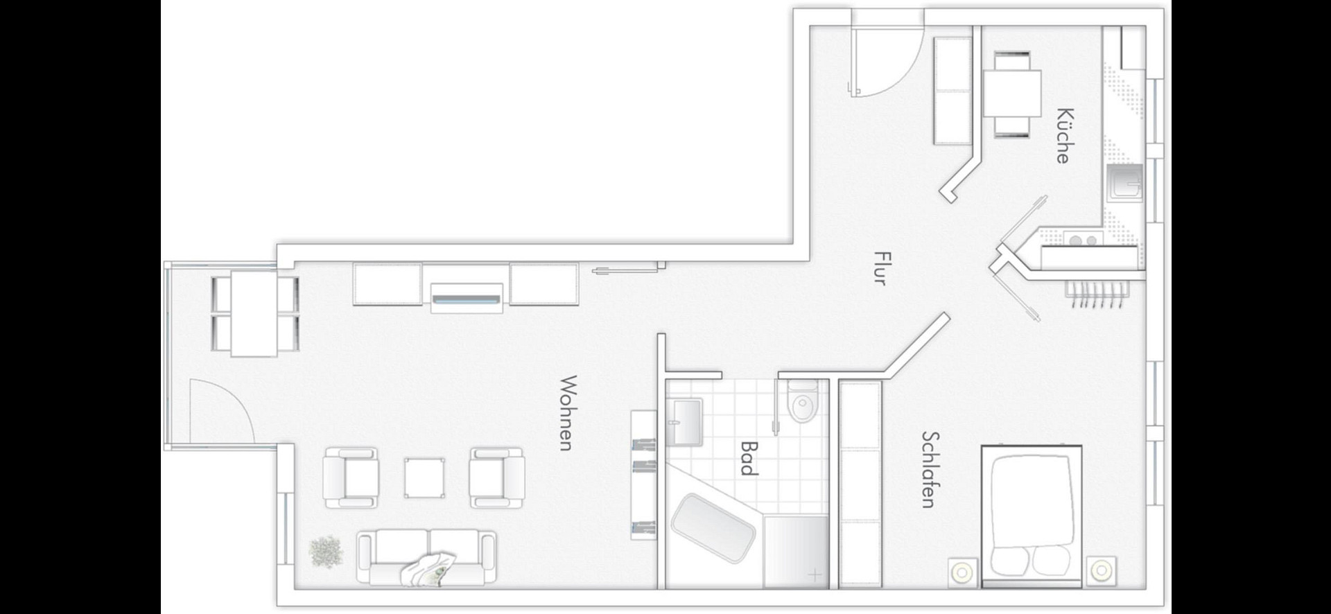 Helle & frisch renovierte Wohnung mit Terrasse im Grünen inkl. TG Stellplatz – Talstraße 69 d, 70188 Stuttgart(Ost) – Vorschaubild 9