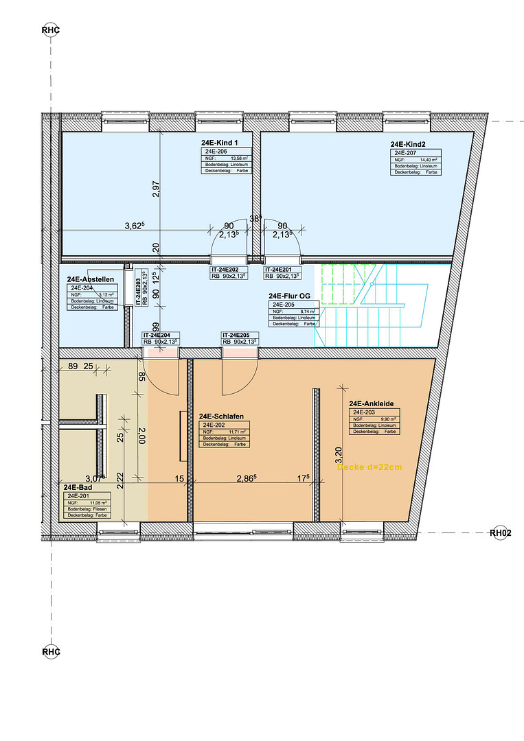 hochwertiges 6-Zimmer-Reihenhaus mit Terrasse, Balkon, Dachloggia, Garage und Smart-Home-Ausstattung – Plaußiger Dorfstr. 24e, 4349 Leipzig(Plaußig-Portitz) – Vorschaubild 17