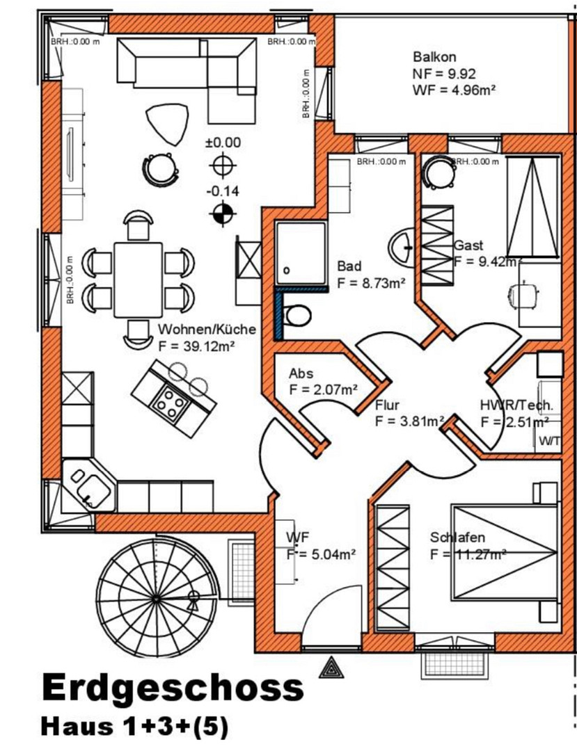 Erstbezug energieeffiziente EG Mietwohnungen (KfW55) im Neubau – 55490 Gemünden – Vorschaubild 10