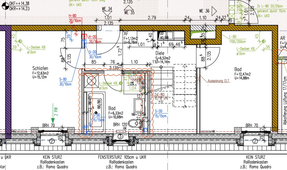 3 Zimmer-Maisonnette zentral über den Dächern Fürths WE34 – Karolinenstr. 22, 90763 Fürth – Vorschaubild 14