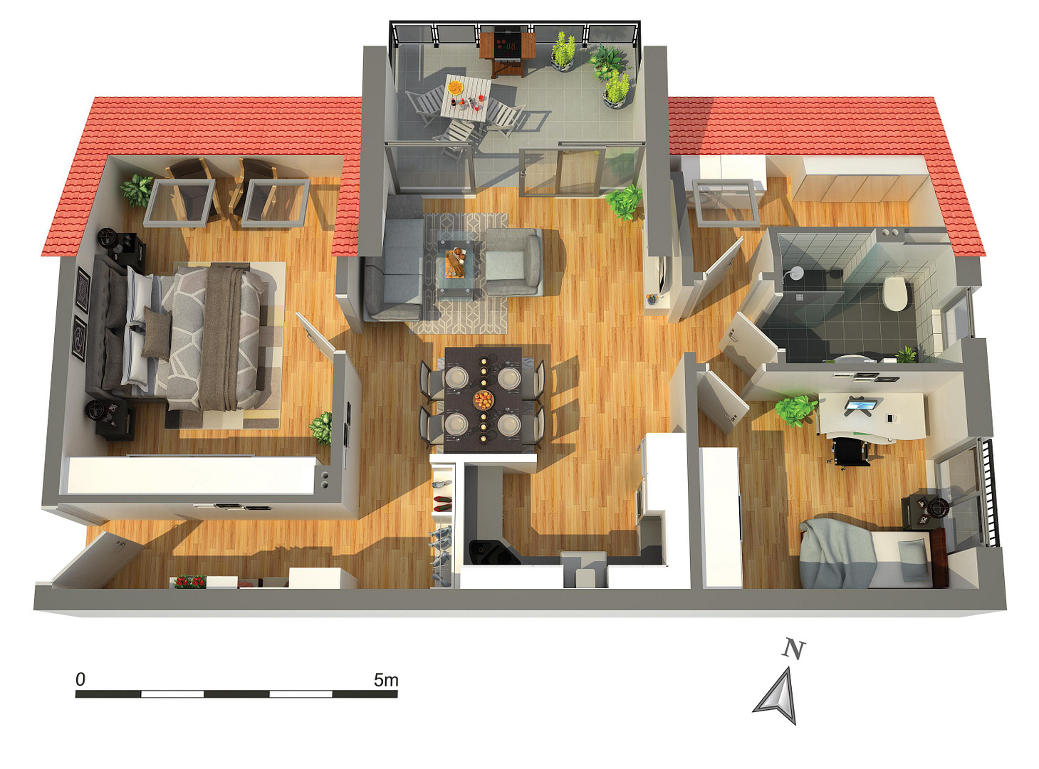 Zuhause heute- Moderner und energieeffizienter Neubau (KfW40) 3-Zimmer-Wohnung – Benhauser Straße 42, 33100 Paderborn – Vorschaubild 7
