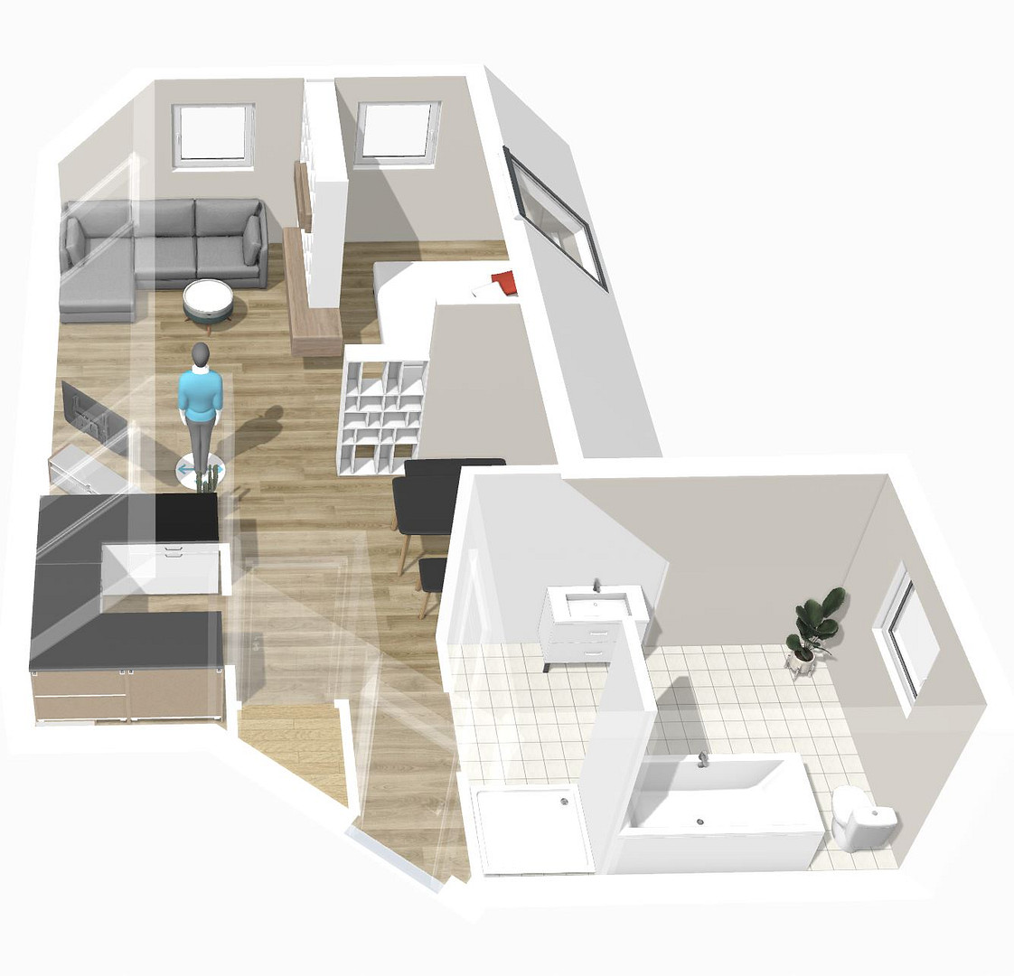 Helle City Wohnung => 5 min Jahnplatz via Bahn – Herforder Straße 209, 33609 Bielefeld – Vorschaubild 3