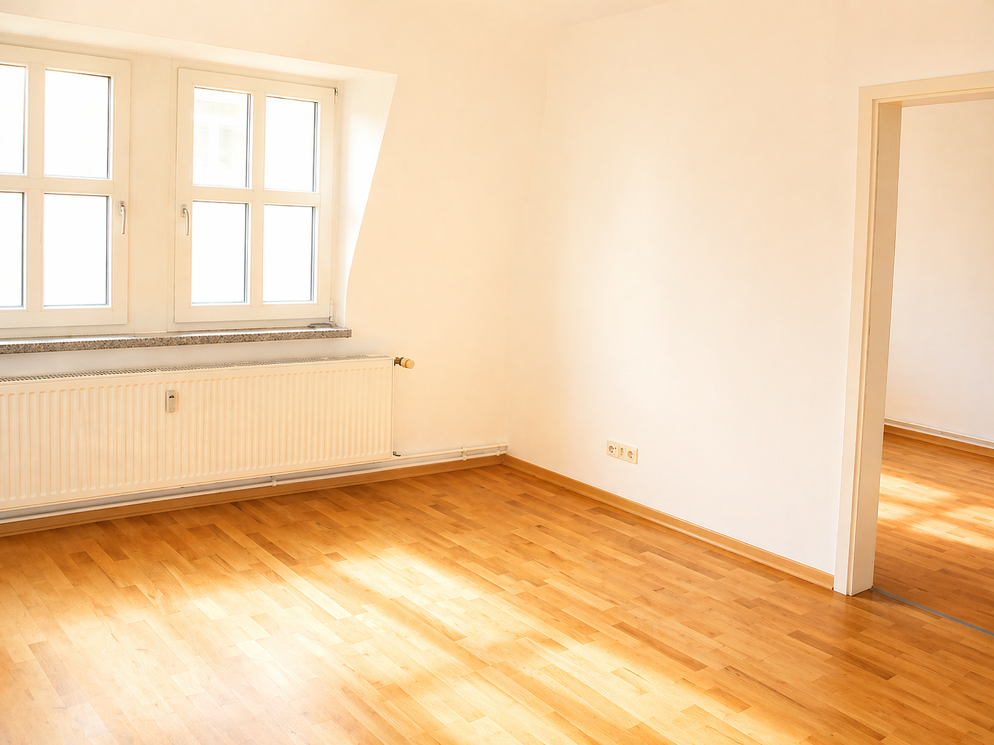 Helle, schöne und gut geschnittene 2-Z-Wohnung mit EBK und ohne Provision – Leipzig(Stötteritz) – Vorschaubild 2