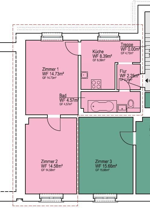 Schöne und renovierte 2,5-Zimmer Wohnung – Krayer Str. 30, 44866 Bochum(Leithe) – Vorschaubild 10