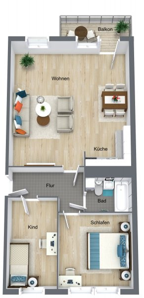 MEGA Ausblick, Küche, Fußboden und Badezimmer neu – Kurt Schneider Str. 22, 9122 Chemnitz(Markersdorf) – Vorschaubild 17