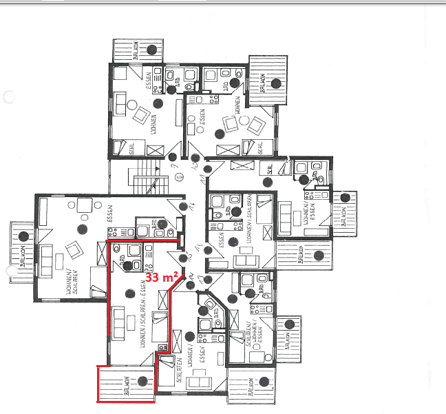 Nahe BER, Tesla, Rolls Royce! Ruhige 1-Zimmer-Wohnung mit Balkon, Stellplatz u. Einbauküche – Fritz-Reuter-Gasse 10, 15834 Ransdorf(Rangsdorf) – Vorschaubild 8
