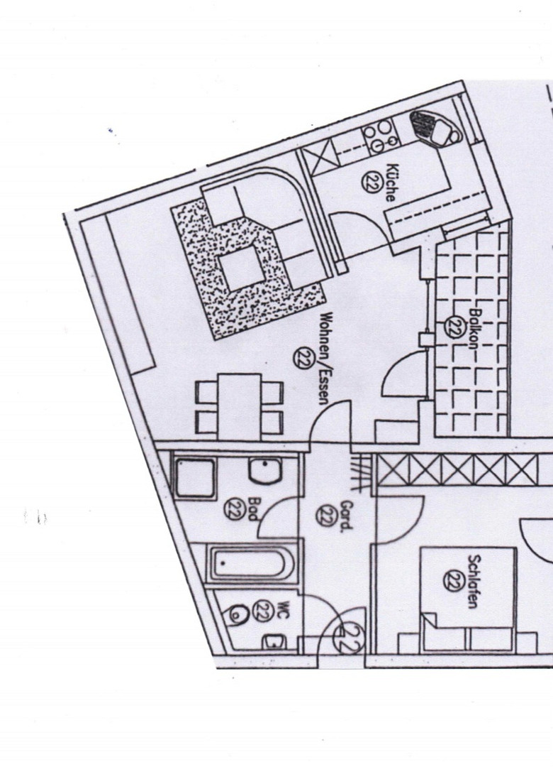 Attraktive Zweizimmerwohnung mit Einbauküche und Balkon – Foto 19