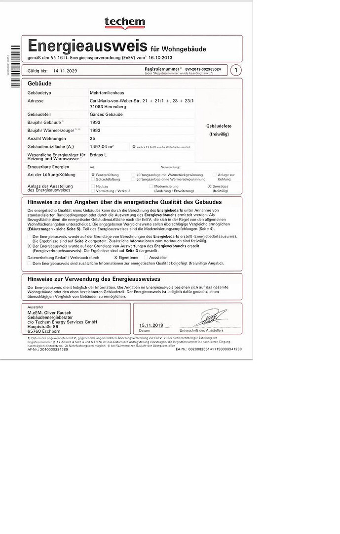 Provisionsfreie 3,5 Zimmer Wohnung – Herrenberg – Vorschaubild 12