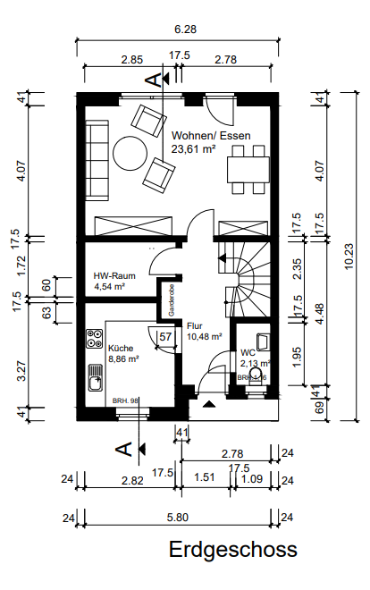 2 junge, vermietete Reihenhäuser in Riesenbeck – Uhlandstraße, 48477 Hörstel-Riesenbeck(Riesenbeck) – Vorschaubild 29