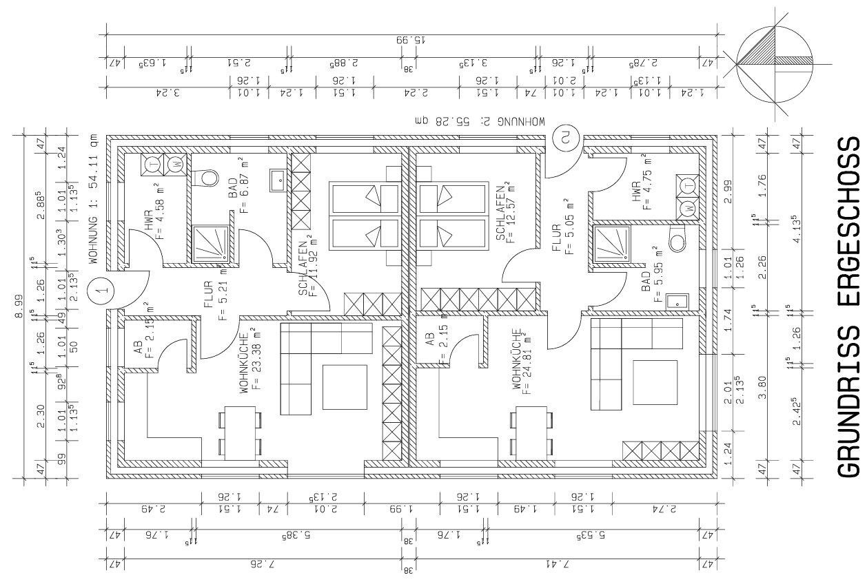 Doppelbungalowhälfte in Aurich/Sandhorst – Aurich(Kreihüttenmoor) – Vorschaubild 16