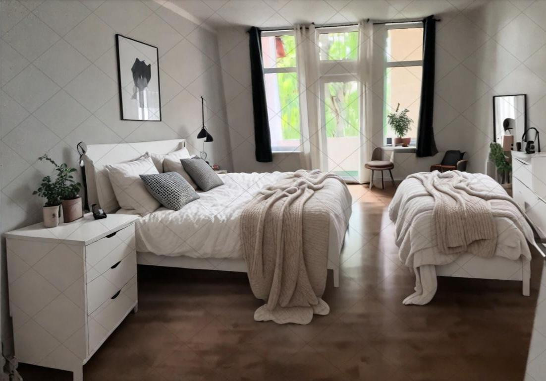 Großzügige 3-Zimmer Altbauwohnung in zentraler, ruhiger Lage von Helmstedt – Johannesstr. 08, 38350 Helmstedt – Vorschaubild 3