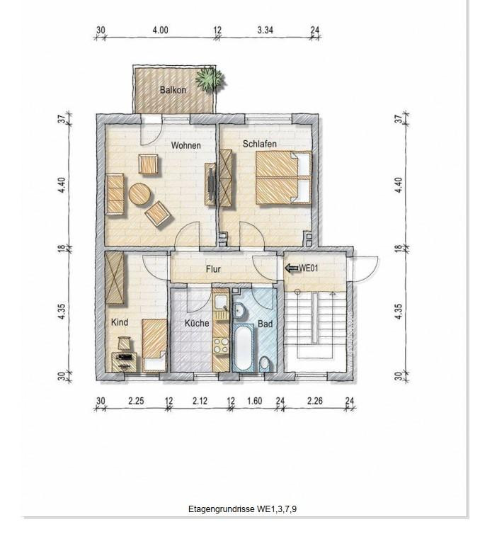 3-Zimmer-Wohnung mit Balkon, Stellplatz und neuer Gasetagenheizung | 50,90 m² – 99837 Werra-Suhl-Tal(Berka/Werra) – Vorschaubild 21