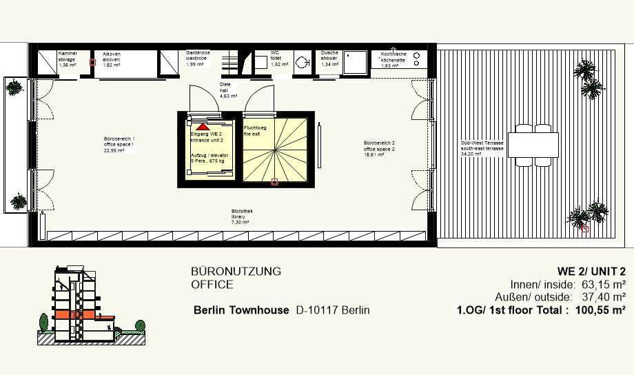 EXKLUSIVE BELLE ETAGE*1a Geschäftswohnung*MITTEN IN MITTE*ruhig sonnig sicher – Caroline-von-Humboldt-Weg 12, 10117 Berlin(Mitte) – Vorschaubild 11