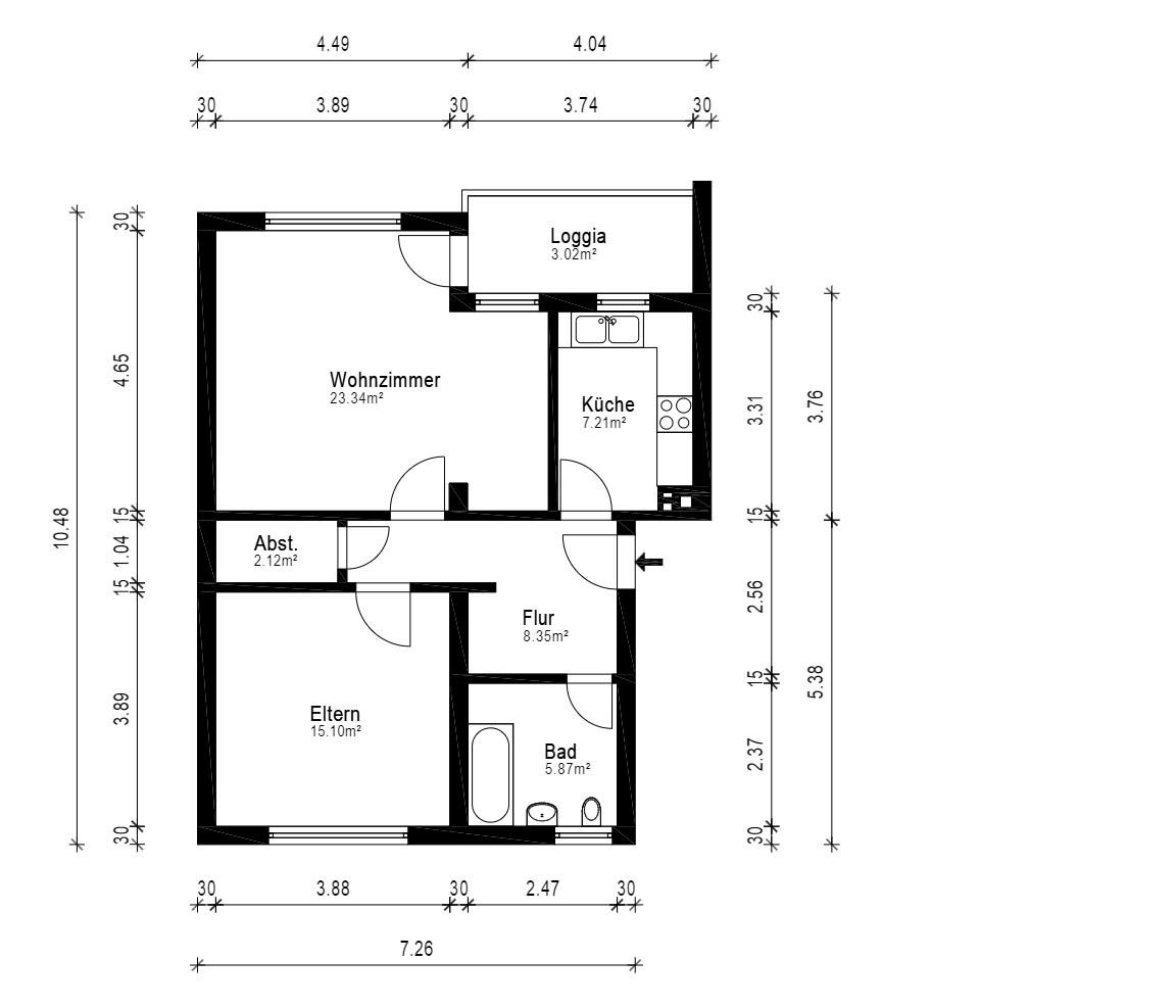 Renoviert und gut vermietet - ideale Kapitalanlage – 51149 Köln(Gremberghoven) – Vorschaubild 8