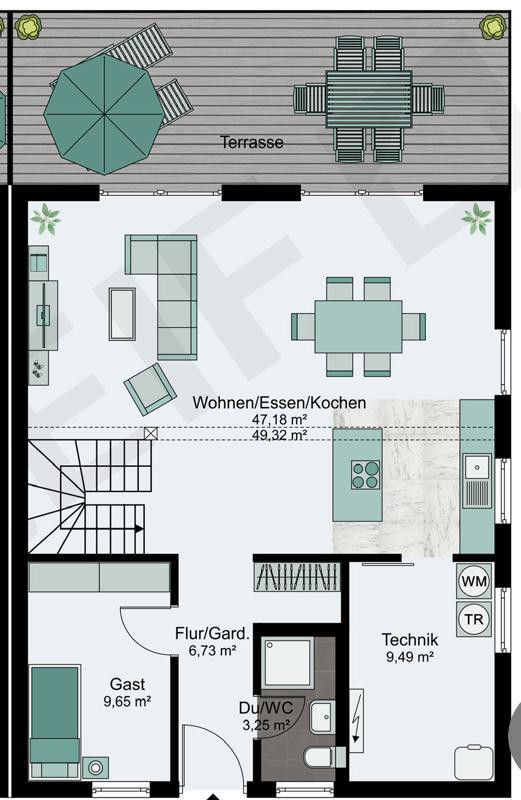 Modernes KFW40-Familienhaus mit Südgarten & Einbauküche – bezugsfertig ab Sep 2026 – Hurlacher str 28a, 86853 Langerringen – Vorschaubild 26