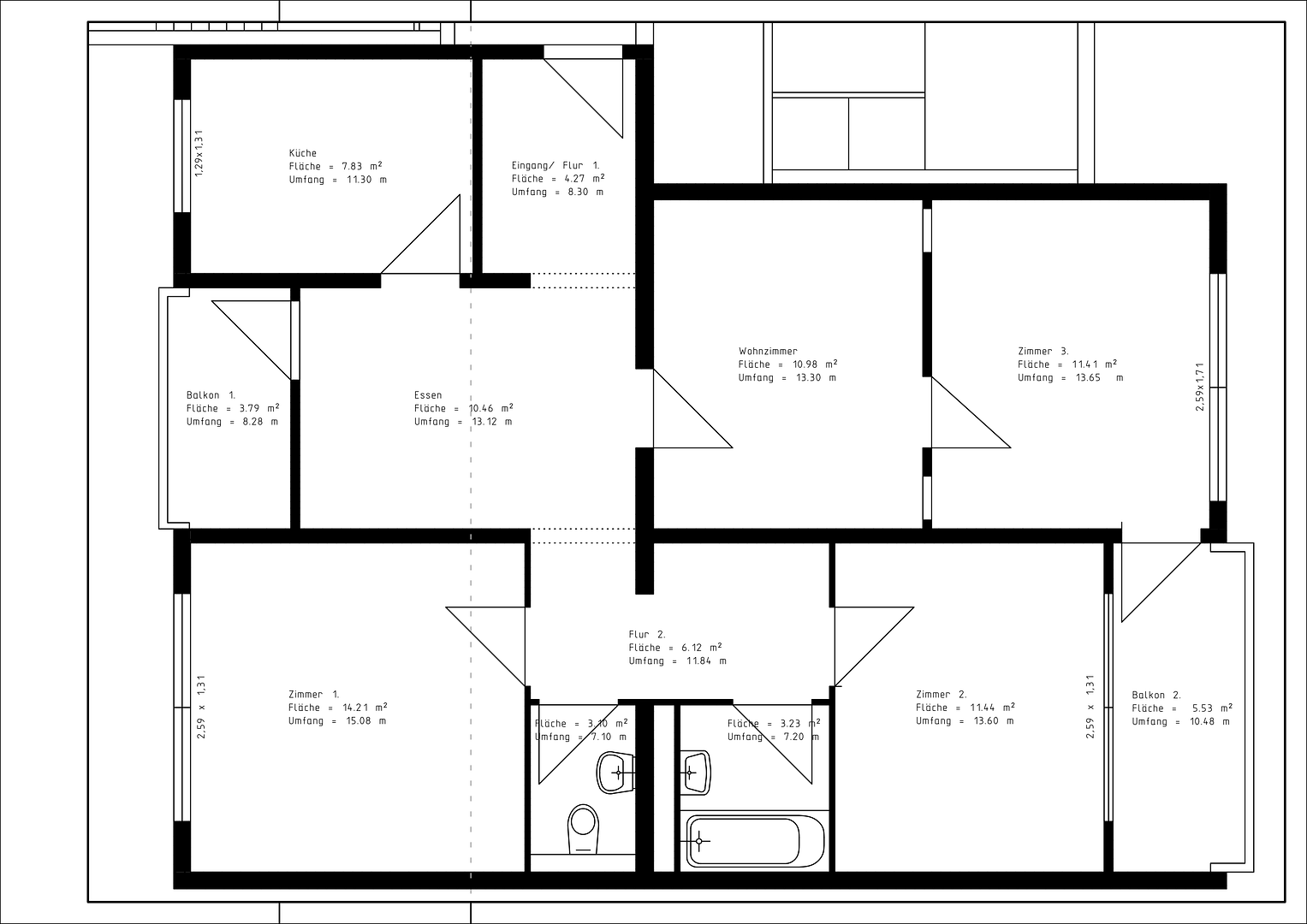4,5 Zimmer-Wohnung in Darmstadt - Kranichstein – Bartningstr. 18, 64289 Darmstadt - Kranichstein(Kranichstein) – Vorschaubild 13