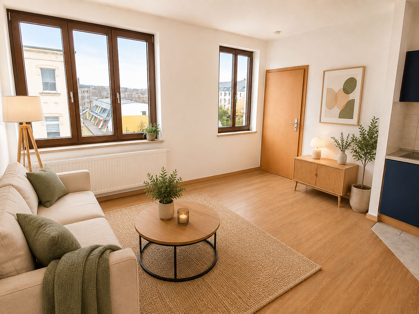 Clevere Kapitalanlage: Charmante 1-Zimmer-Wohnung in der Nähe historischer Kirche – Chemnitz(Lutherviertel) – Vorschaubild 6