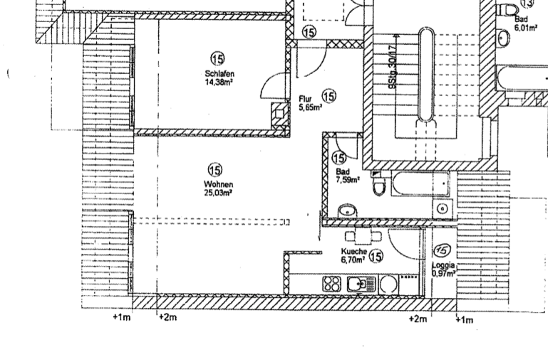 Helle 2-Zimmer-Dachgeschosswohnung mit Loggia & charmanten Holzbalken – 4299 Leipzig(Reudnitz-Thonberg) – Vorschaubild 13