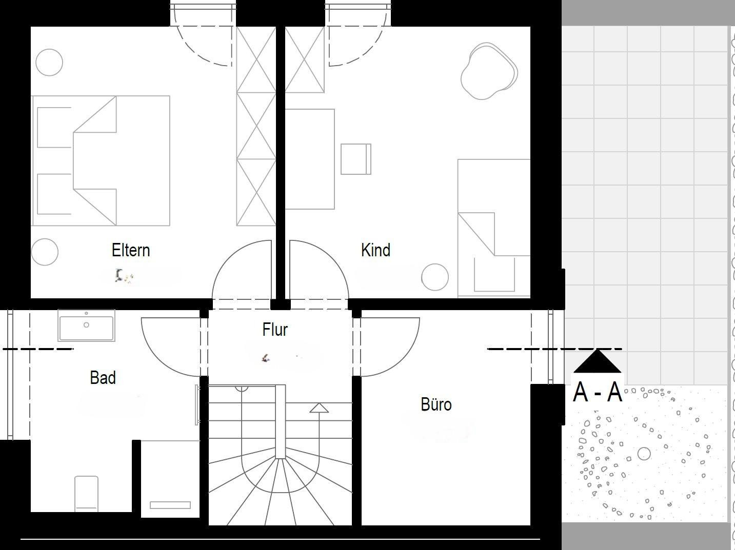 Neubau Reihenhaus ca. 104 m² inkl. Küche & Carport im Deegfeld mit Garten – Nordhorn – Vorschaubild 14