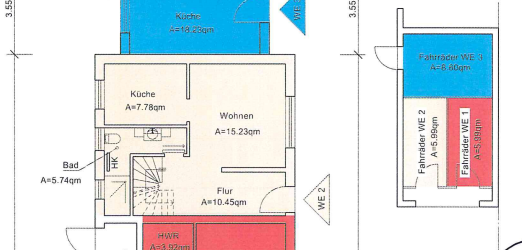 Ab 1.6.26: 70m² Wohnung mit Dachterrasse zentral in Sottrum, PKW-Stellplatz – Lindenstraße, 27367 Sottrum – Vorschaubild 10