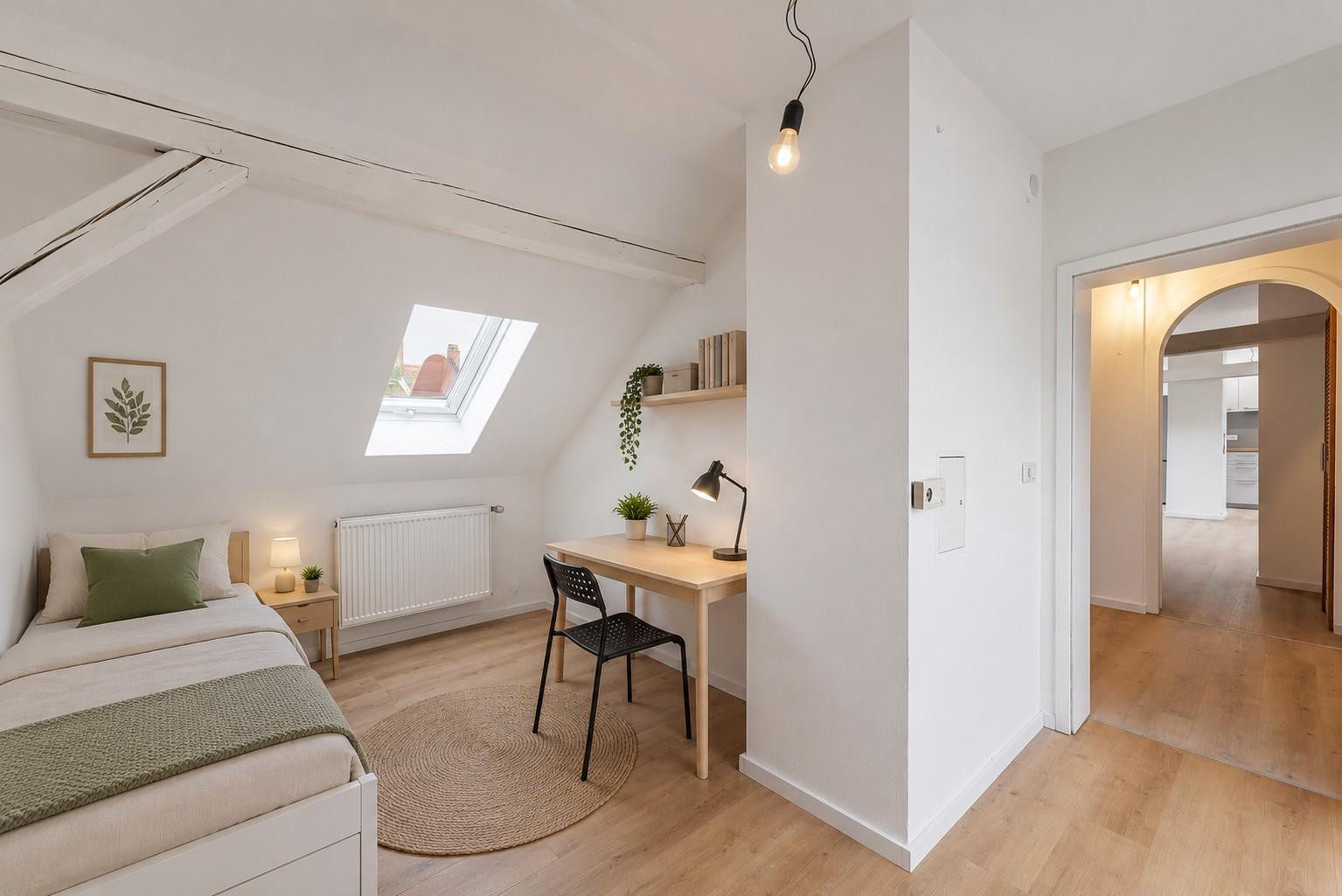 Wunderschöne 3 Zi Dachgeschoss Wohnung mit Balkon und Küche – Konradstr., 90429 Nürnberg(Muggenhof) – Vorschaubild 8