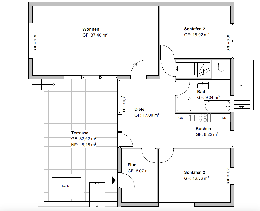 Haus im Bungalowstil mit Pool, Nebengelass und großem Grundstück mit Potential für ein 2 Haus – Berlin(Altglienicke) – Vorschaubild 29