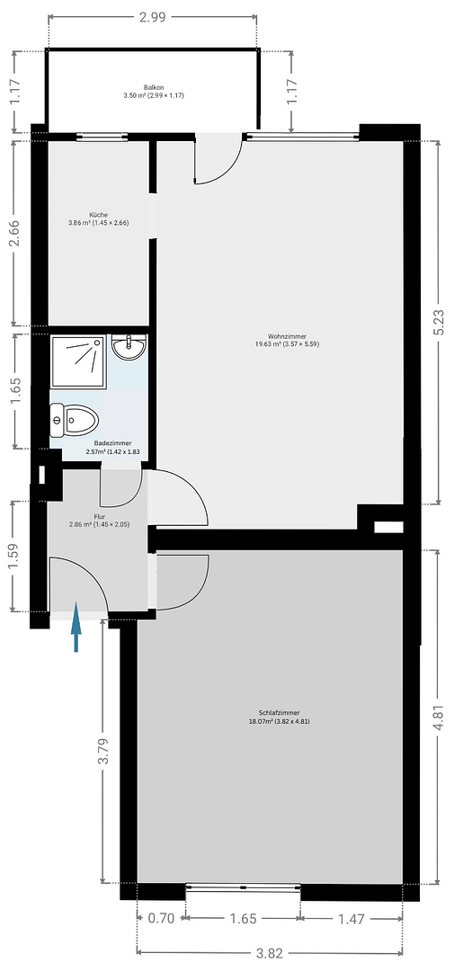 [Provisionsfrei] Traumwohnung in Alsternähe – Elisenstraße 22, 22087 Hamburg(Hohenfelde) – Vorschaubild 20