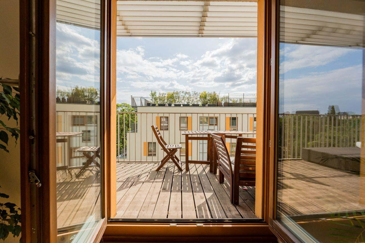 Penthouse appartment mit großer Dachterasse (möbliert) – Diestelmeyer Str. 5a, 10249 Berlin(Friedrichshain) – Vorschaubild 3