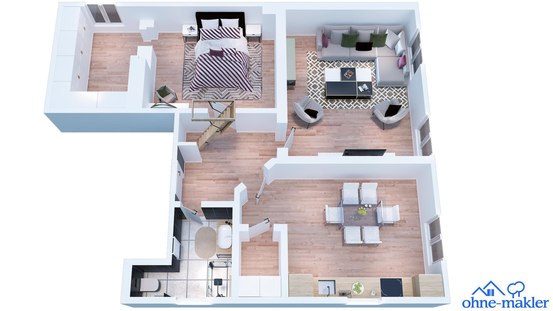 Singlewohnung mit EBK und Garage in Rheinbach Innenstadt – 53359 Rheinbach – Vorschaubild 13