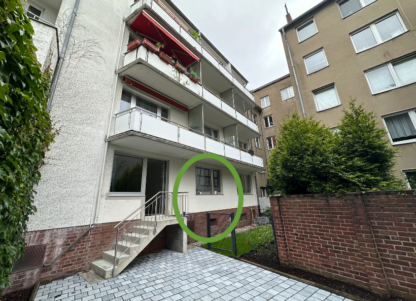 Helles, ruhiges 1-Zimmer-Apartment mit Gartenblick Hochparterre – ab 01.09. bezugsfrei – Aachen – Vorschaubild 2