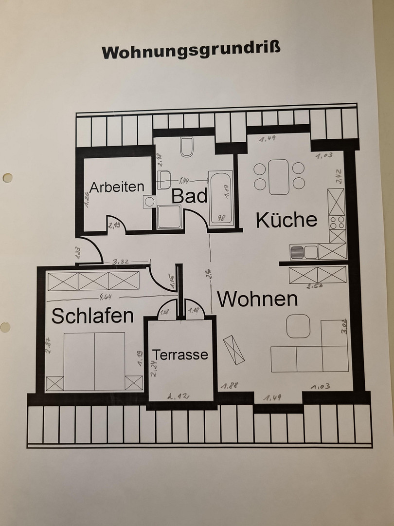 Helle 2,5 Zimmer Dachgeschoss Wohnung – Scheinerstrasse 18, 85051 Ingolstadt – Vorschaubild 8