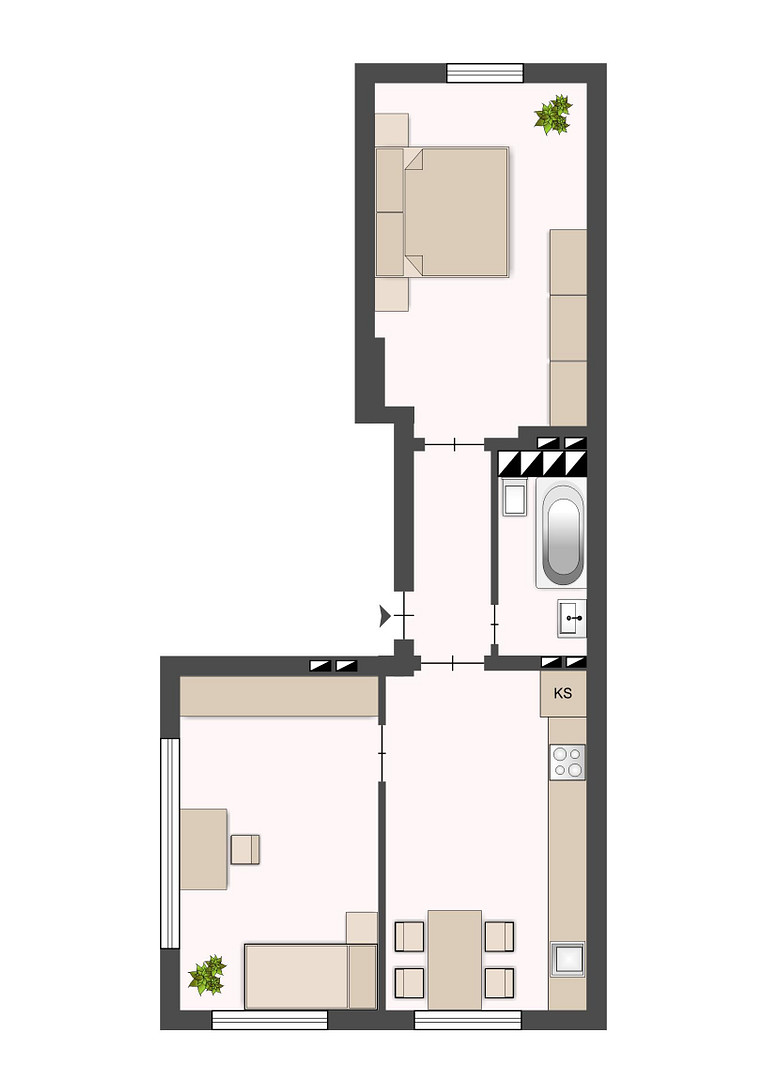 schöne Wohnung im Herzen von Düsseldorf-Oberbilk – Siemensstraße 52, 40227 Düsseldorf(Oberbilk) – Vorschaubild 6