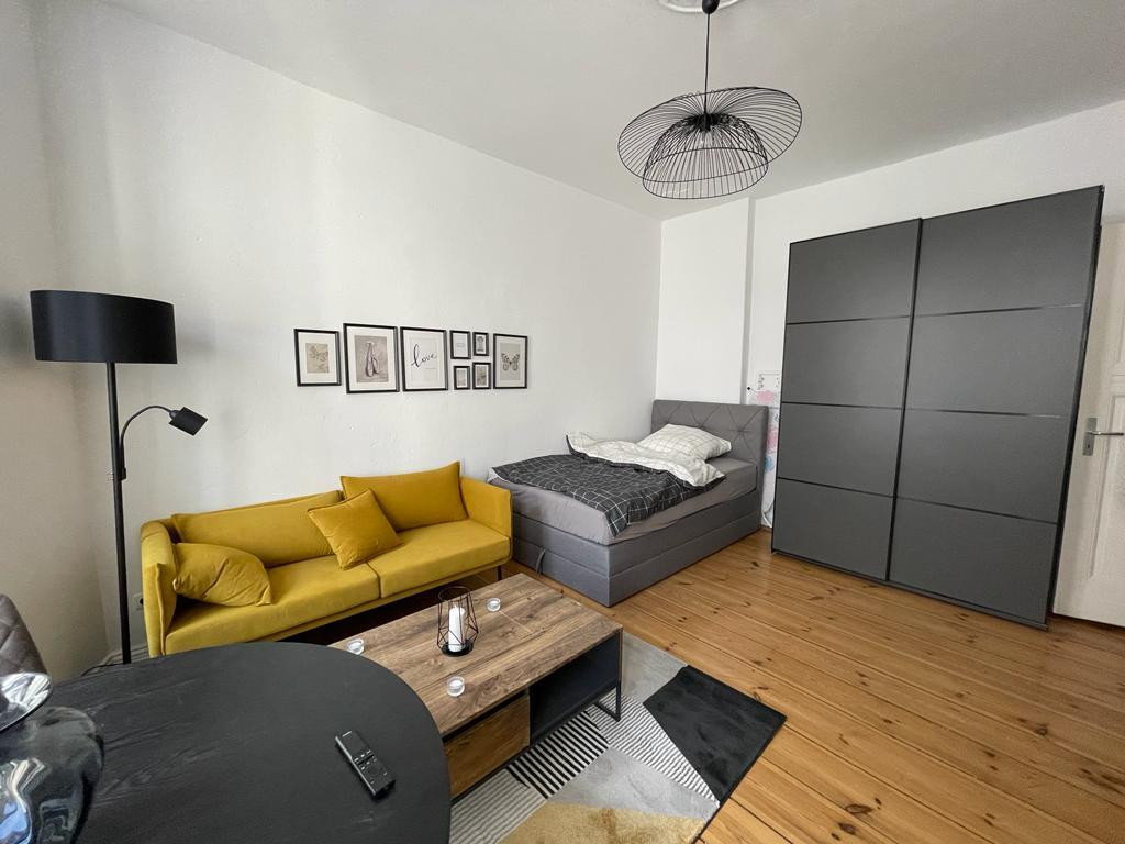 Neu renoviert, voll möbliert, 1 Zi. Whg, all inclusive Miete, befristet – Adresse Pettenkoferstraße 7, 10247 Friedrichshain – Vorschaubild 2