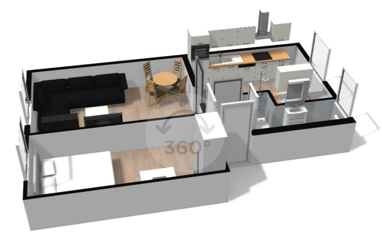 Top geschnittene, frisch Sanierte 53 m² 2ZKb in Mannheim – Einbauküche, Neubau, Energieeffizienz: A – Mannheim – Vorschaubild 18