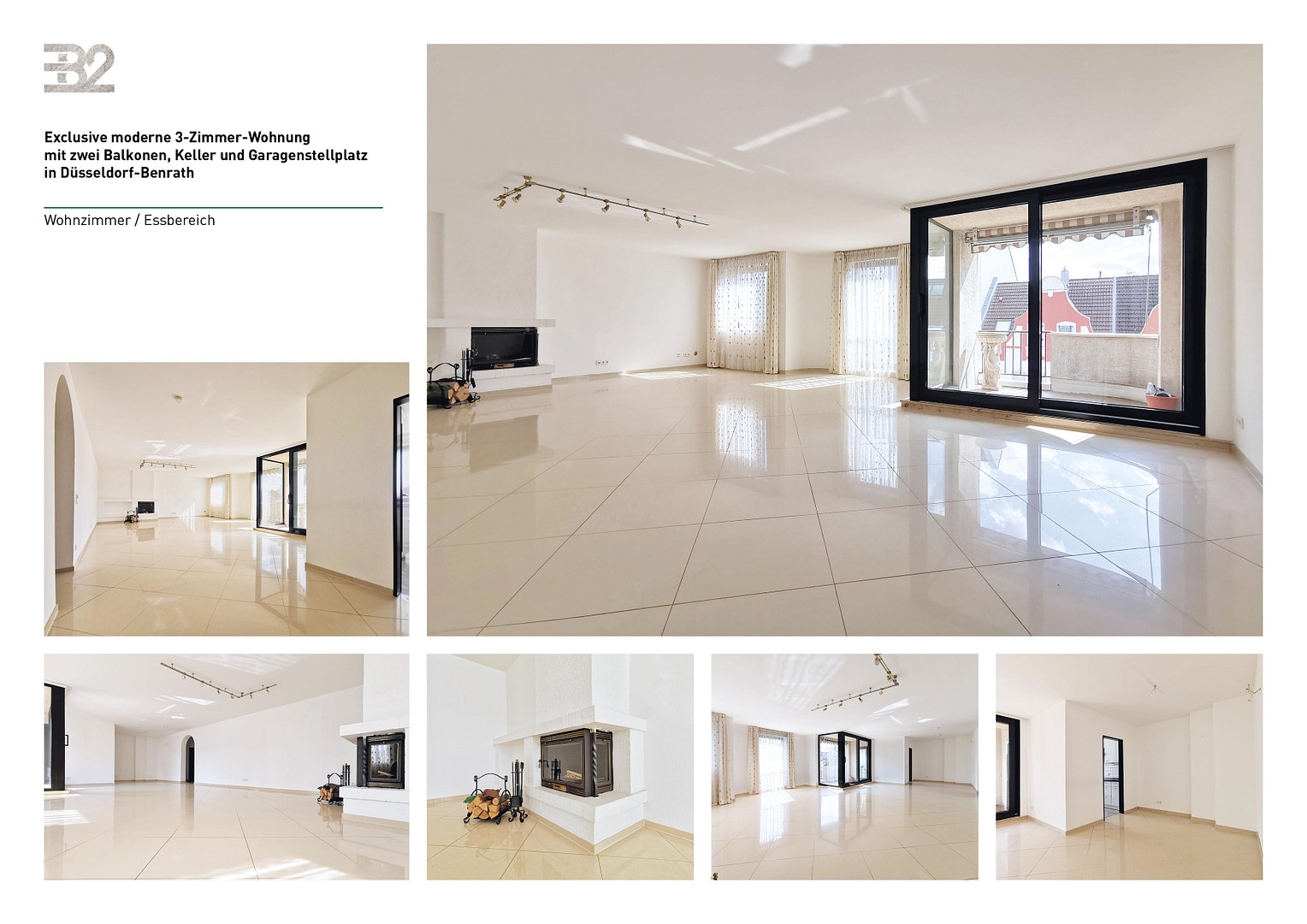 Moderne 3-Zimmer-Wohnung mit zwei Balkonen, Keller und Garagenstellplatz in Düsseldorf-Benrath – 40597 Düsseldorf Benrath(Benrath) – Vorschaubild 9