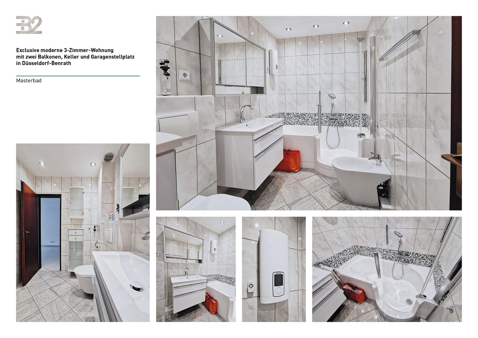 Moderne 3-Zimmer-Wohnung mit zwei Balkonen, Keller und Garagenstellplatz in Düsseldorf-Benrath – 40597 Düsseldorf Benrath(Benrath) – Vorschaubild 15