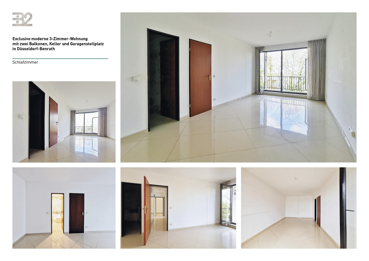 Moderne 3-Zimmer-Wohnung mit zwei Balkonen, Keller und Garagenstellplatz in Düsseldorf-Benrath – 40597 Düsseldorf Benrath(Benrath) – Vorschaubild 14
