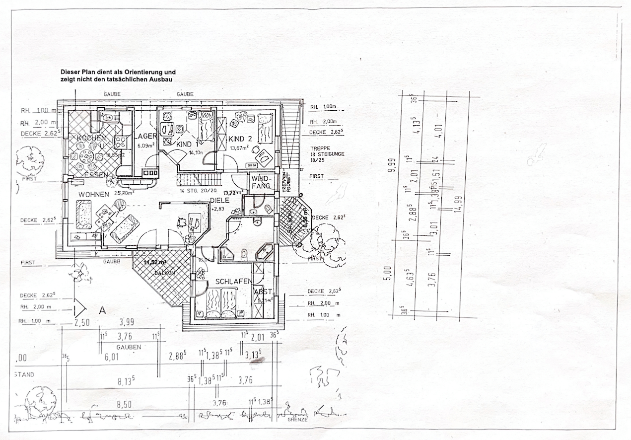 Lichtdurchflutete 6,5 Zimmer Wohnung – 91094 Langensendelbach(Großenseebach) – Vorschaubild 26