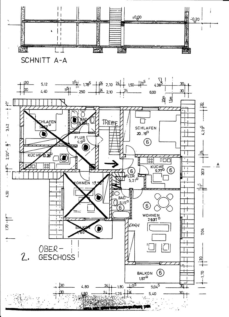 Aussergewöhnliche 3,5-Zi-Maisonette-Wohnung, 2 Wohnebenen, Stadtrandlage, offener Kamin,Einzelgarage – 80999 München(Allach) – Vorschaubild 17