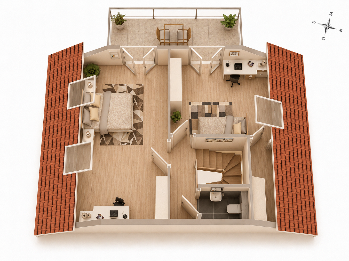 Familienfreundliche 5,5-Zi.-Maisonette in Ergenzingen – Balkon, TG-Stellplatz, ruhige Lage – Gäustraße 24, 72108 Rottenburg(Ergenzingen) – Vorschaubild 9