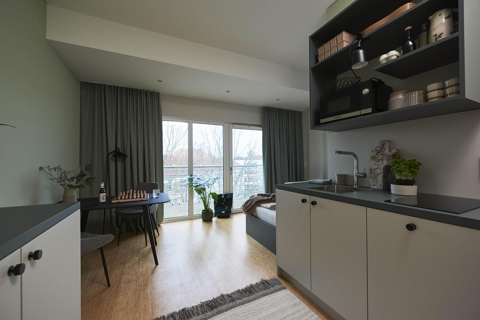 Schöne, vollmöblierte 1-Zimmer-Wohnung in Berlin-Oberschönweide zur Miete – Foto 2