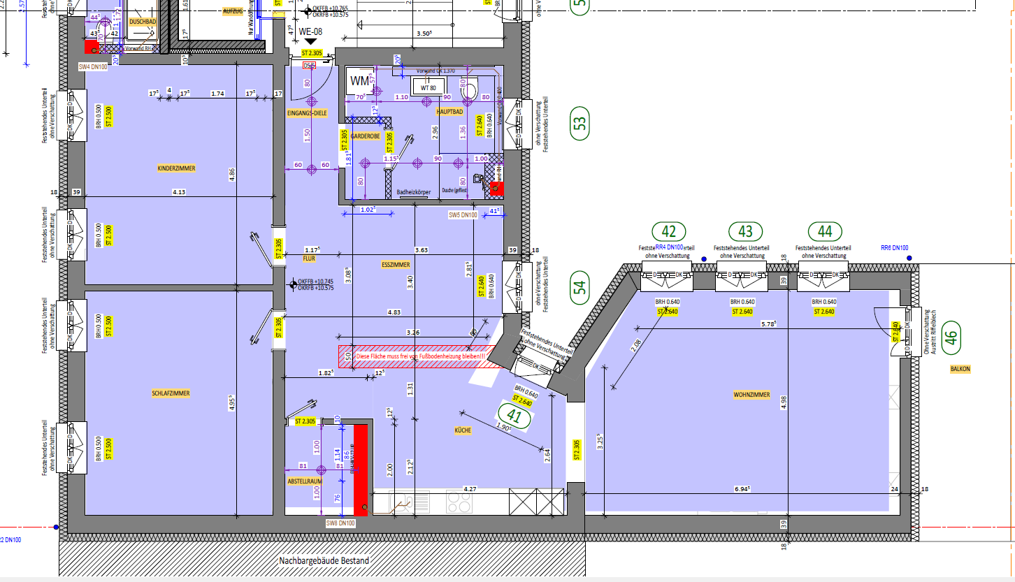 Schöne 3 Raum Wohnung mit Wohnküche, Fußbodenheizung ,Balkon und Aufzug – 39112 Sachsen-Anhalt - Magdeburg(Sudenburg) – Vorschaubild 13