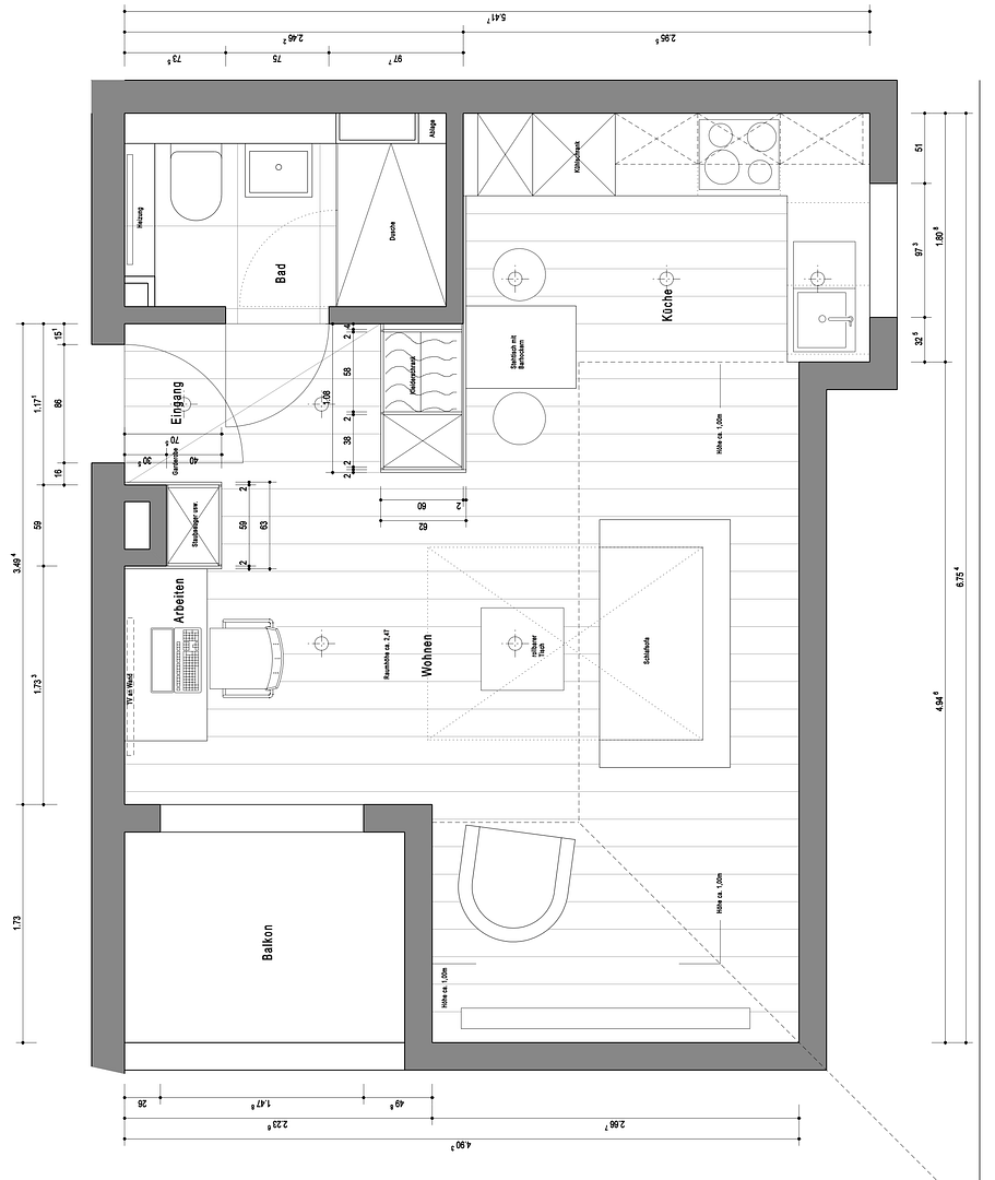 Möblierte hochwertige 1-Zimmer-Wohnung mit moderner Ausstattung in ruhiger Lage, Hamburg-Farmsen – Hamburg(Farmsen-Berne) – Vorschaubild 10