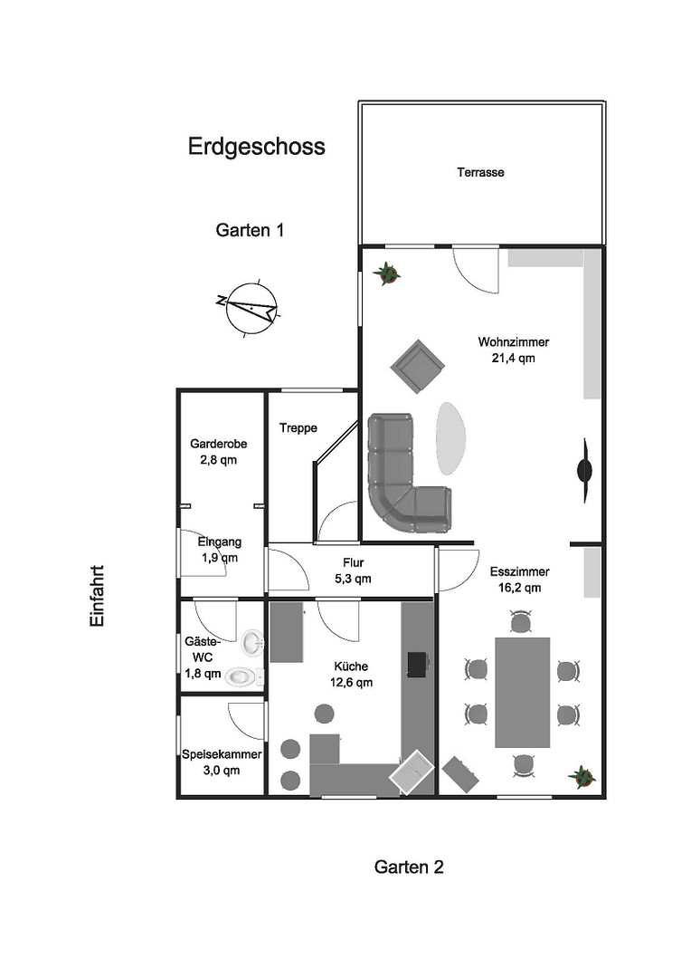 Zentrumsnahes Familienparadies mitten im Grünen – Augsburg(Firnhaberau) – Vorschaubild 36