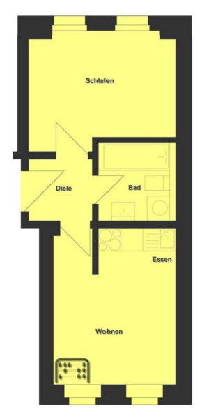 Wunderschöne 2-Zimmerwohnung in Lindenau – Hebelstraße 35, 4177 Leipzig(Altlindenau) – Vorschaubild 11