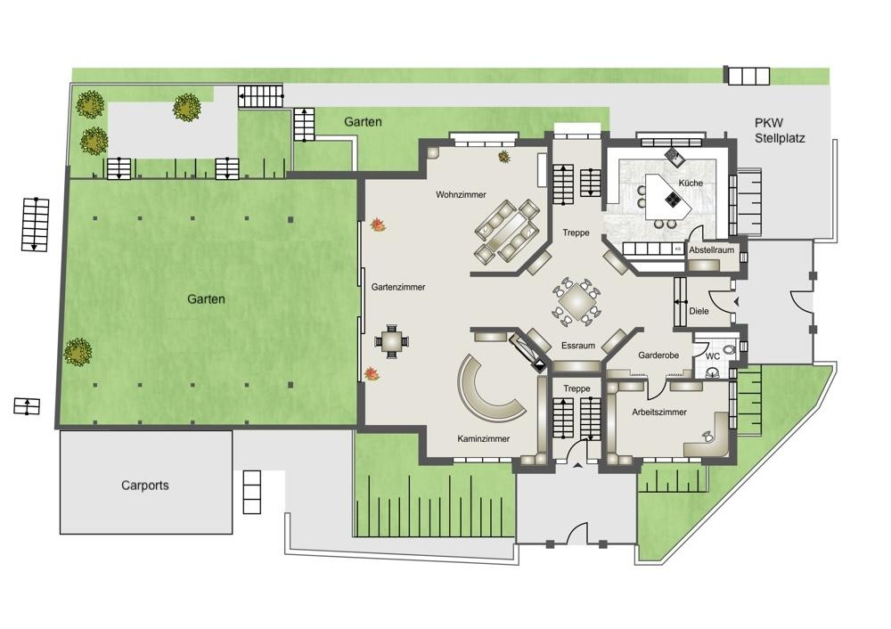1A Kapitalanlage in Düsseldorf Haus+Penthouse – Düsseldorf(Rath) – Vorschaubild 30