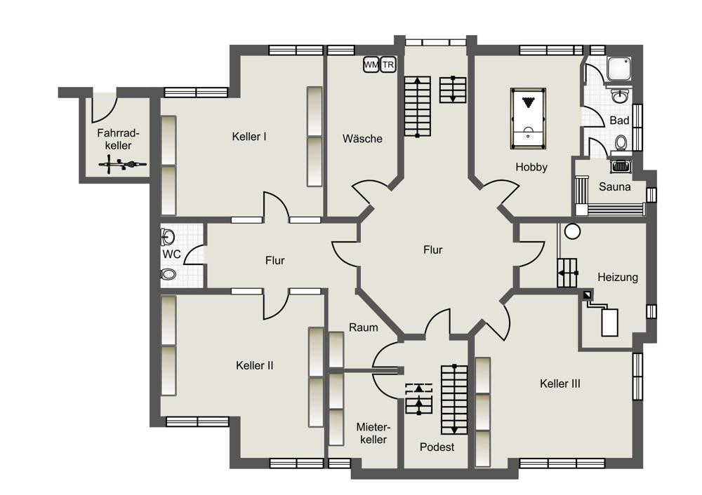 1A Kapitalanlage in Düsseldorf Haus+Penthouse – Düsseldorf(Rath) – Vorschaubild 34