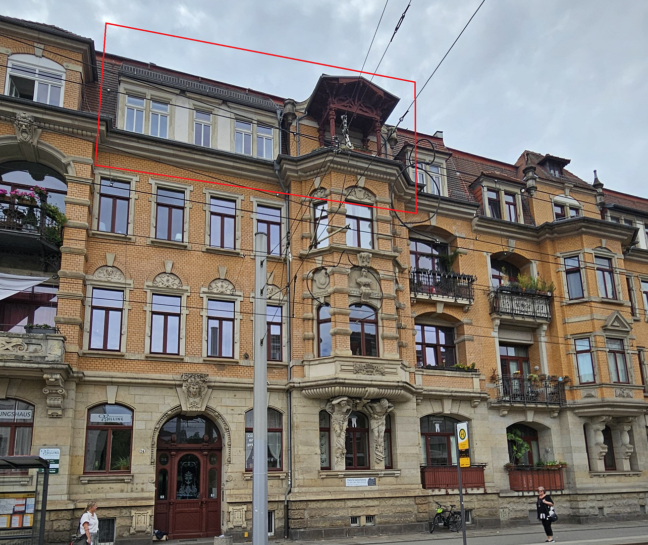 3,5 Zi, Balkon, Nähe Wasaplatz in historischen Gebäude, provisionsfrei – Lockwitzer Str. 24, 1219 Dresden(Prohlis) – Vorschaubild 15